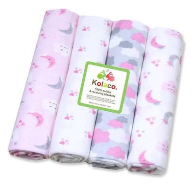 Mjuka Bomullsfiltar för Baby – 4-pack